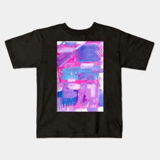 Three colour abstract Kids T-Shirt